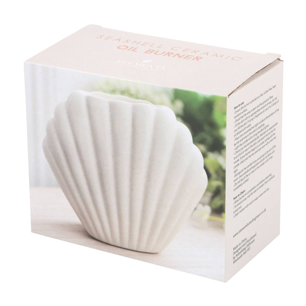 Brûle-parfum coquillage nautique