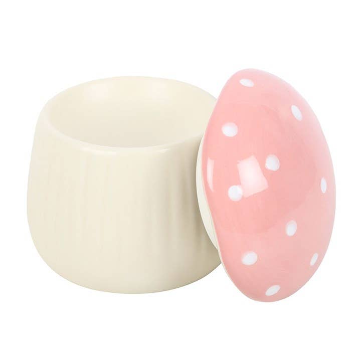 Brûle-parfum en forme de champignon rose