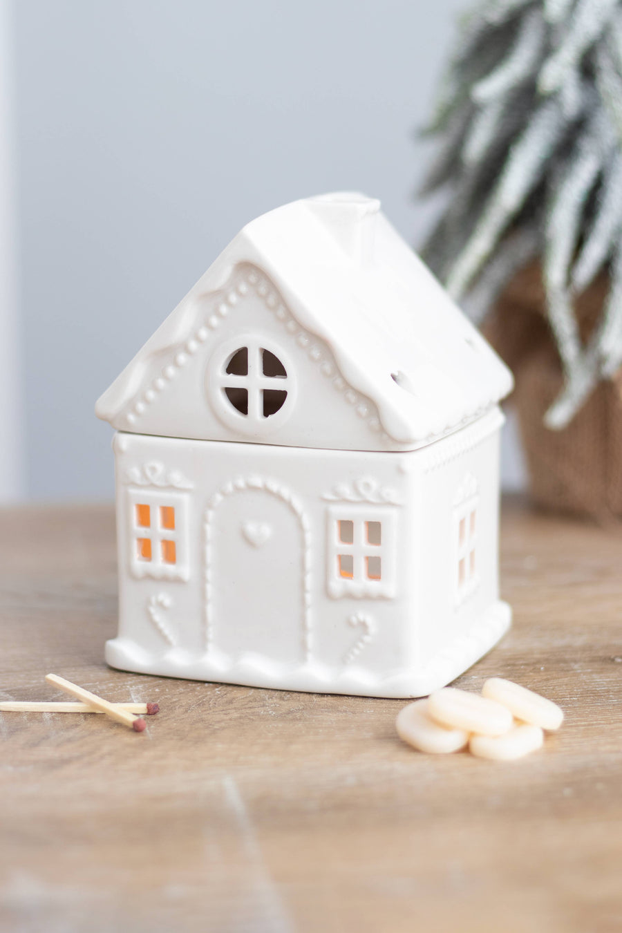 Brûle-parfum White Christmas Gingerbread House