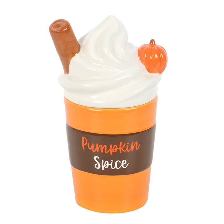 Brûle-parfum à couvercle parfumé à la citrouille d'automne