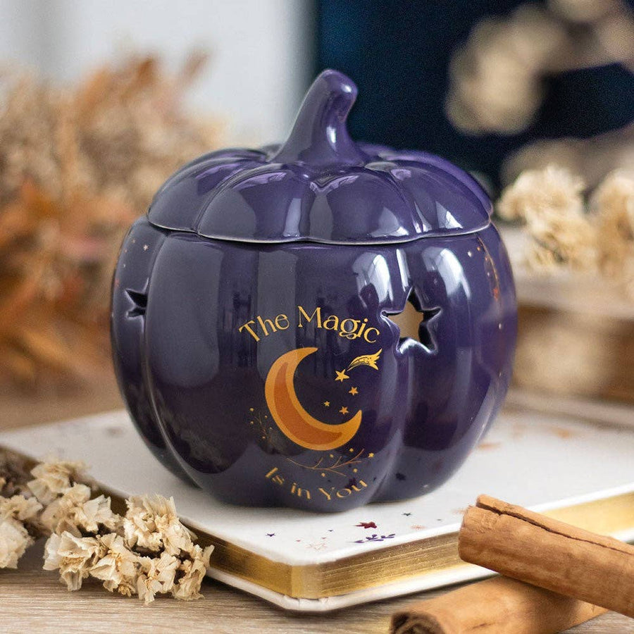 La magie est en vous Brûle-parfum à la citrouille d'automne