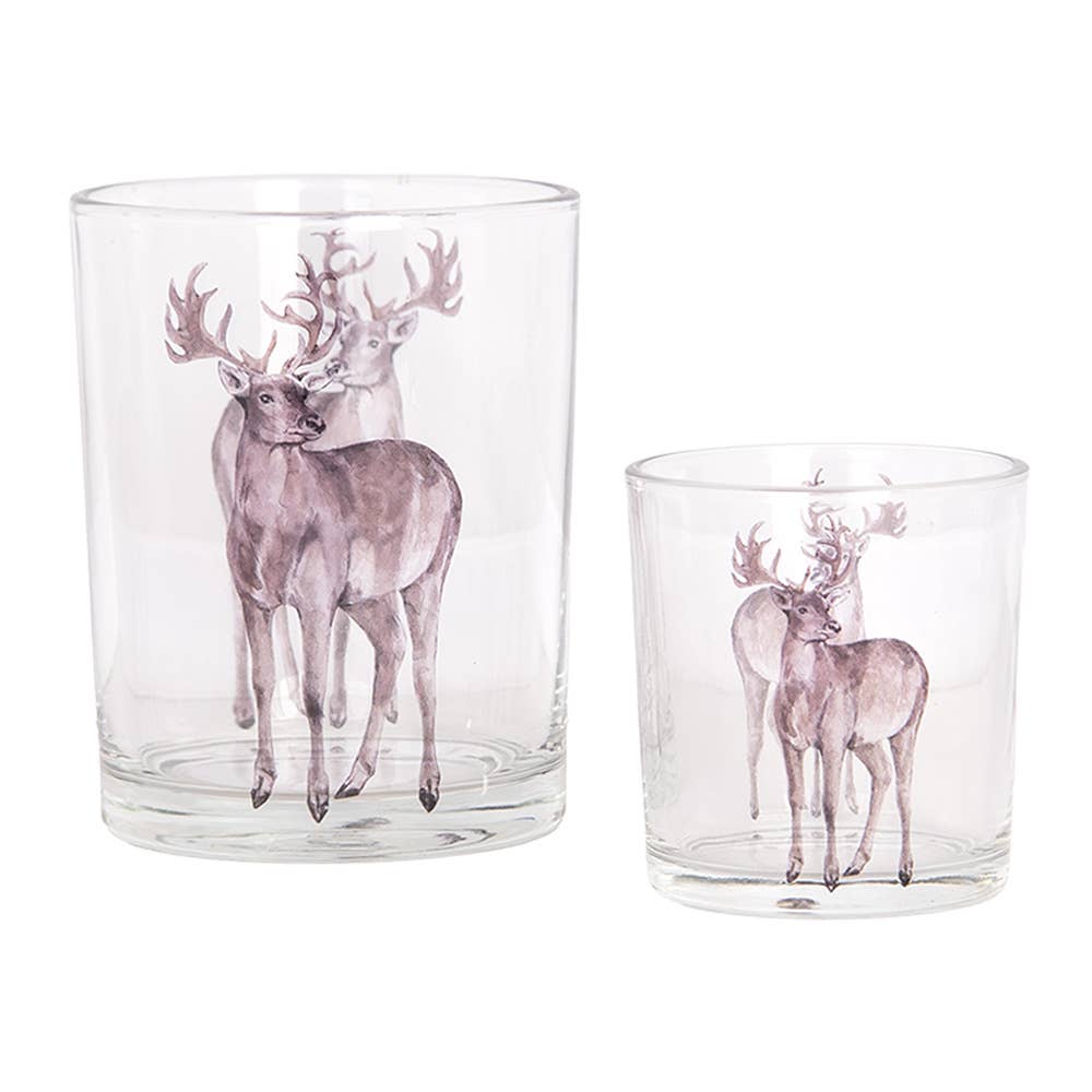 Trio de photophores Cerf – 3 formats
