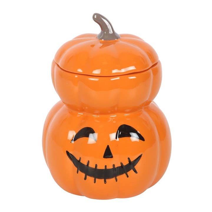 Brûle-parfum empilés citrouille d'Halloween