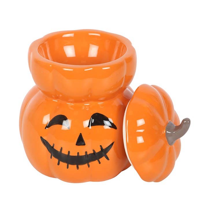 Brûle-parfum empilés citrouille d'Halloween