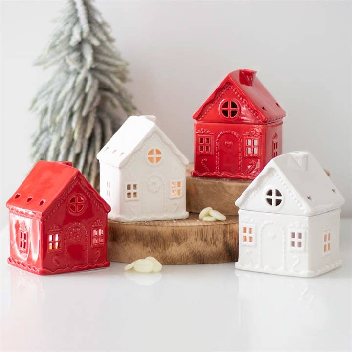 Brûle-parfum White Christmas Gingerbread House