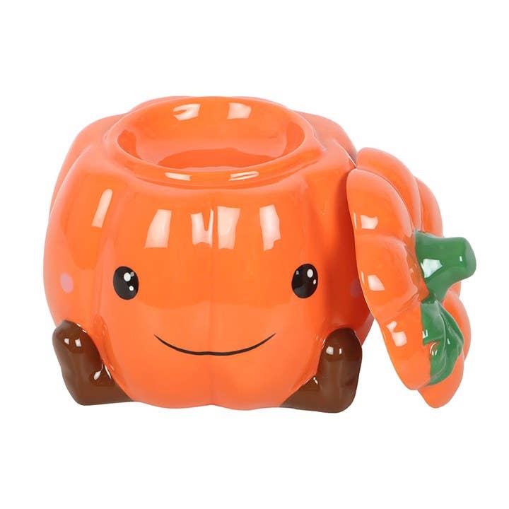 Brûle-parfum citrouille mignonne pour l'automne