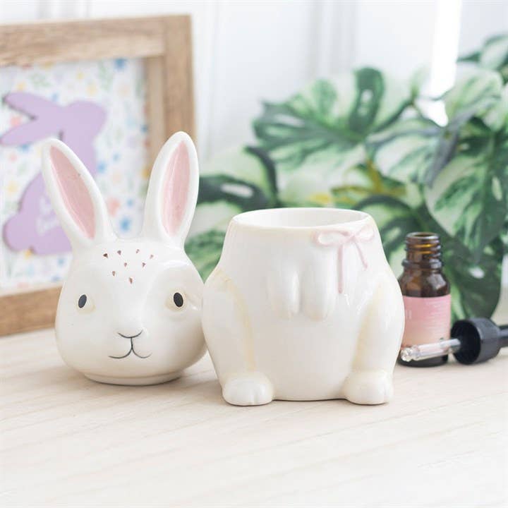 Brûle-parfum en forme de lapin de Pâques