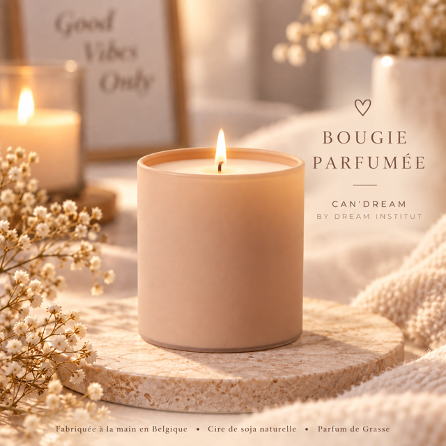 Bougie parfumée – Pot coloris Café