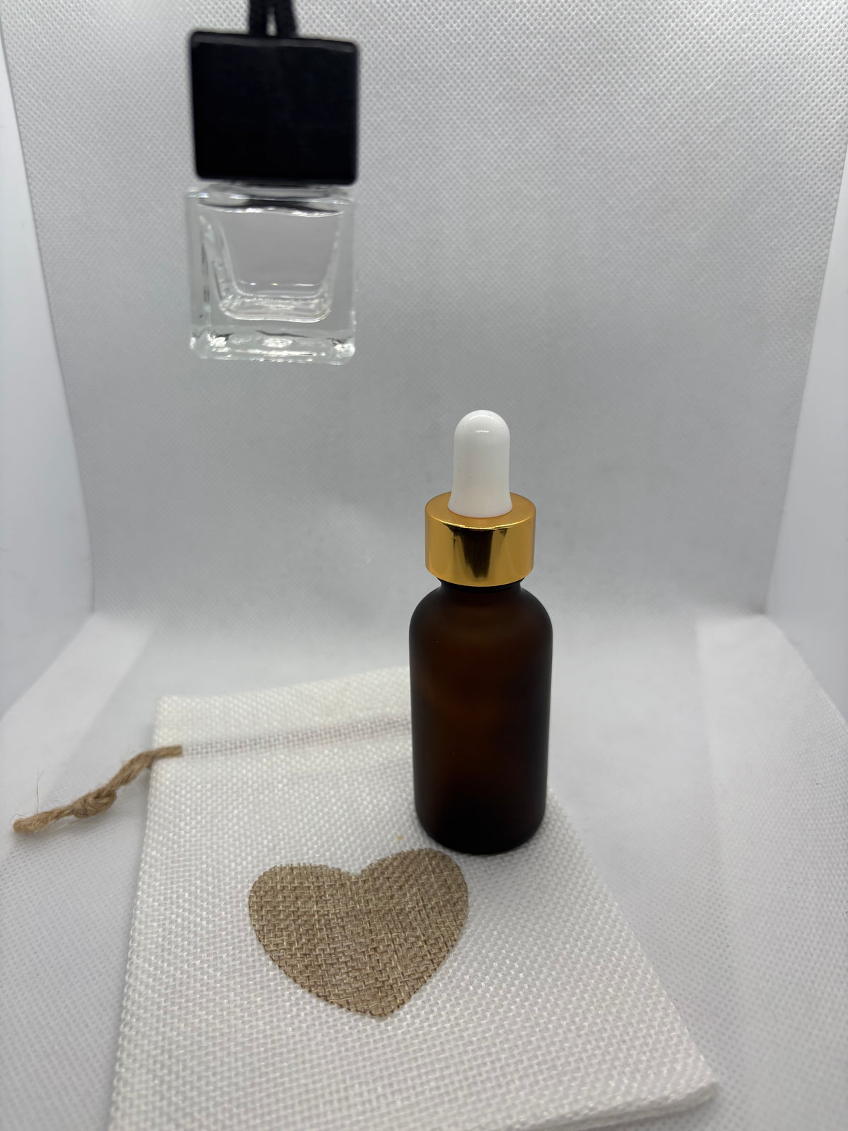Diffuseur de parfum voiture transparent + recharge