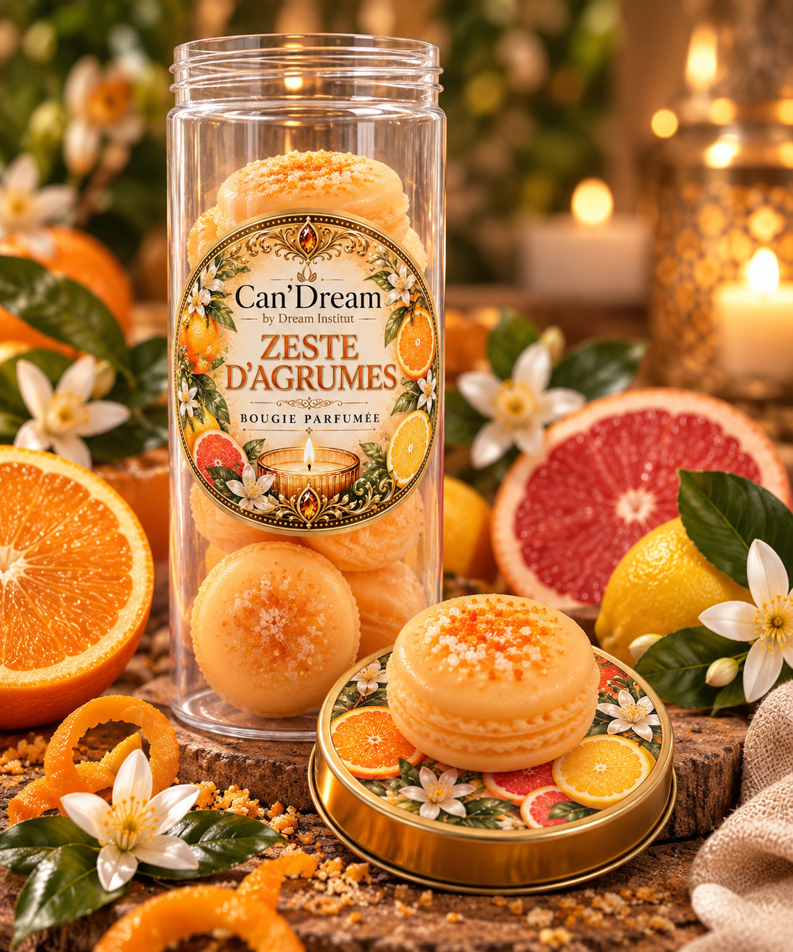 10 fondants parfumés – Zeste d'Agrumes