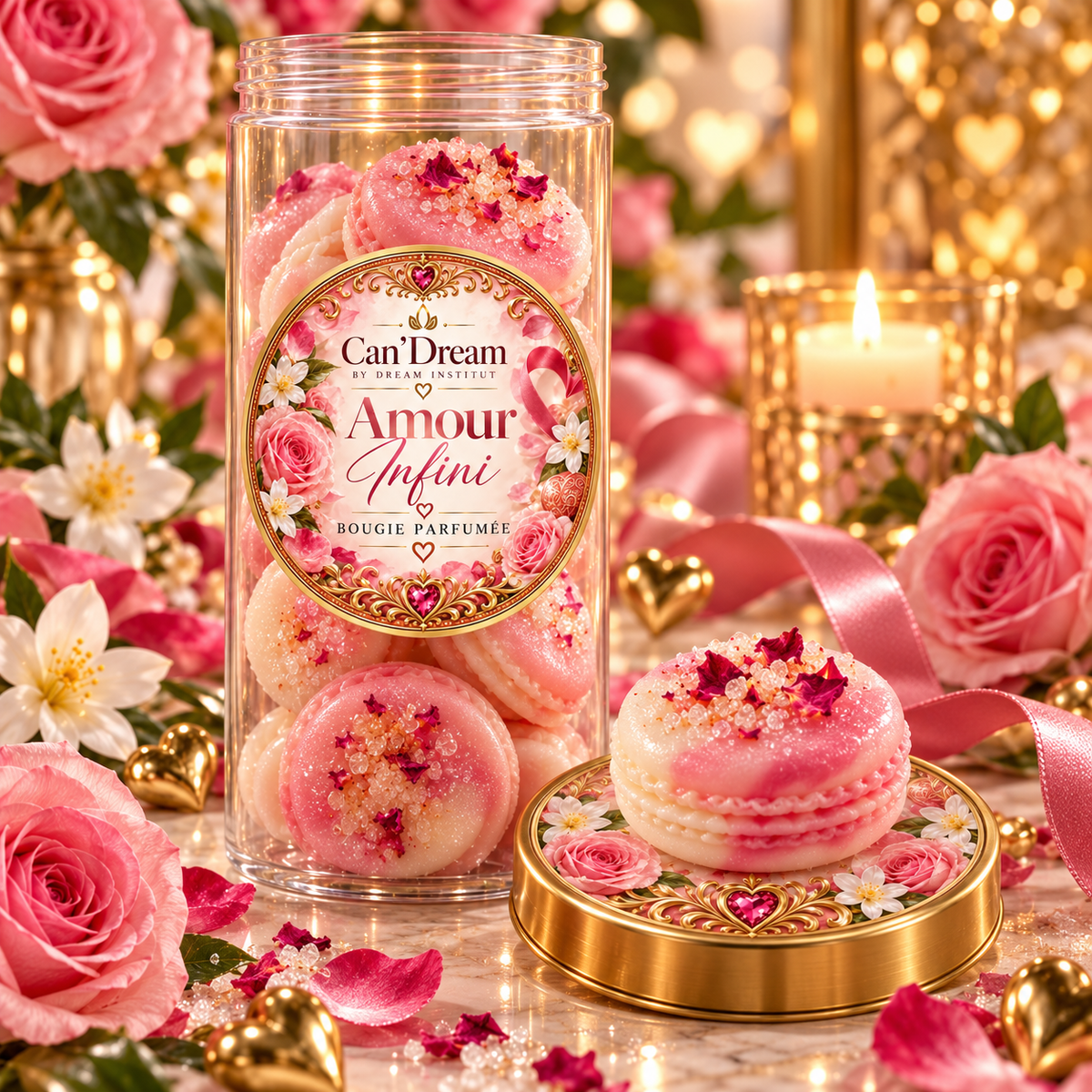 10 fondants parfumés – Amour Infini