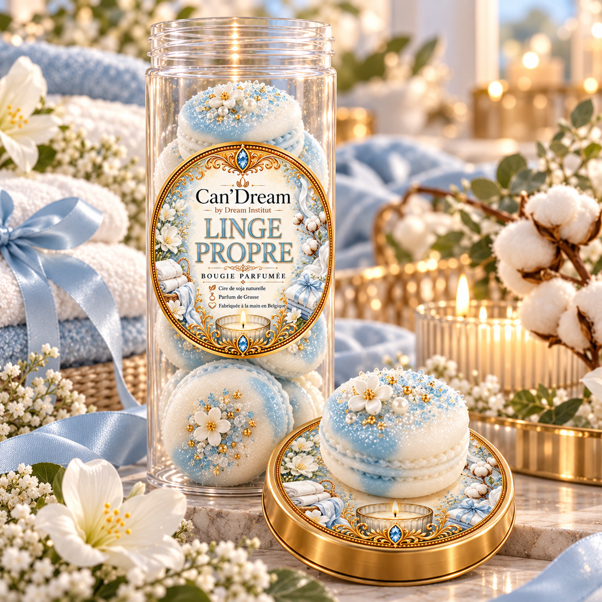 10 fondants parfumés – Linge Propre