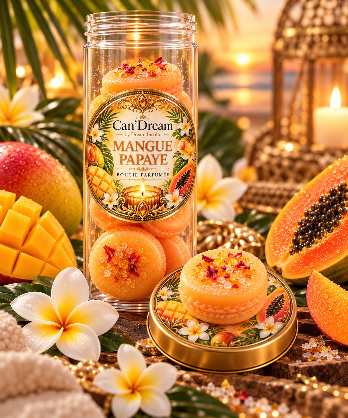10 fondants parfumés – Mangue Papaye