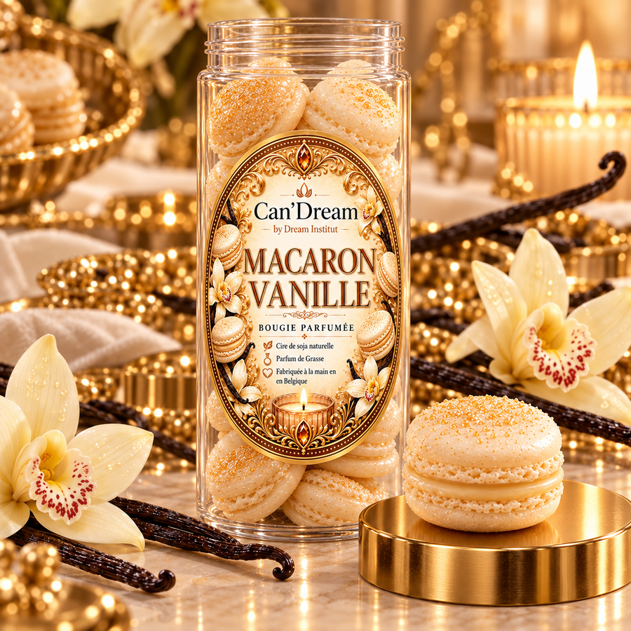 10 fondants parfumés – Macaron Vanille