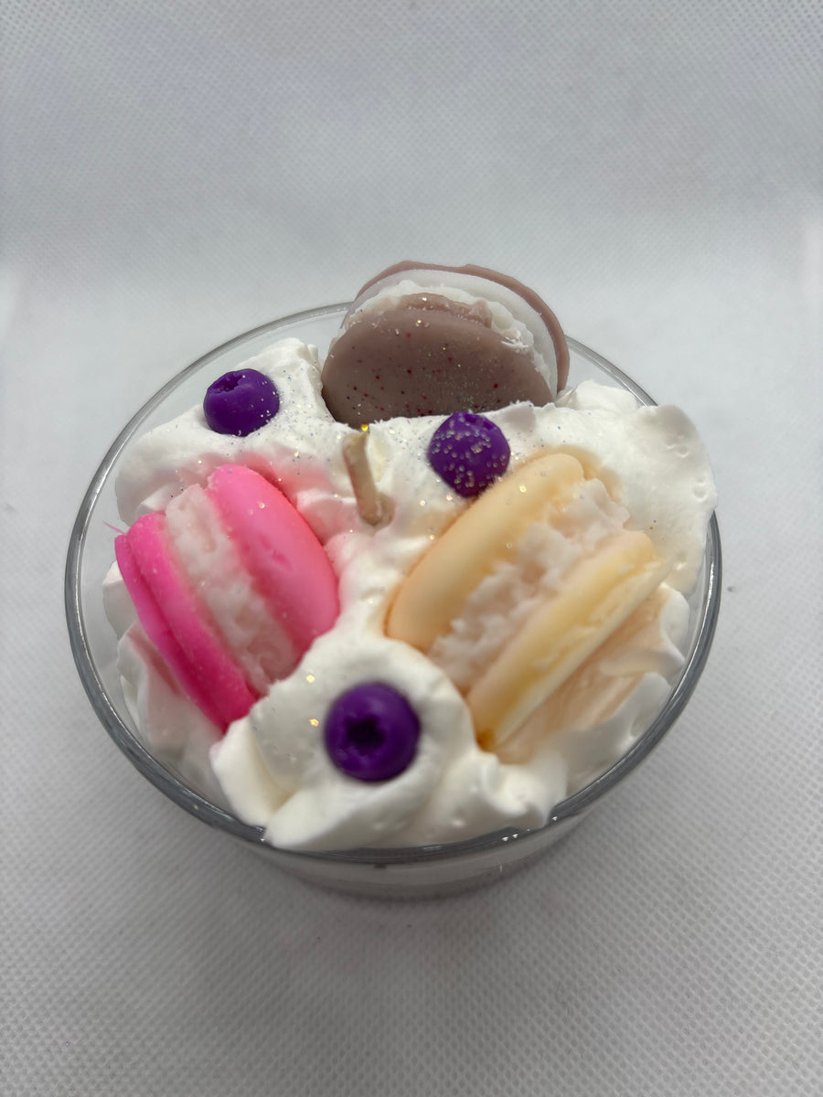 Bougie parfumée – Macaron vanille