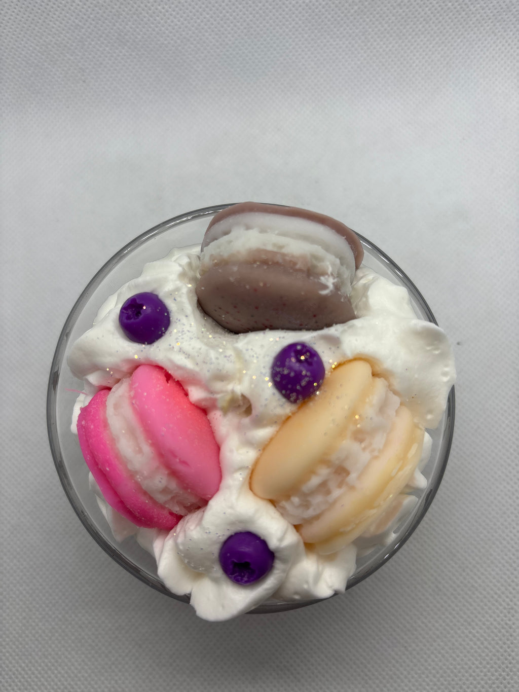 Bougie parfumée – Macaron vanille