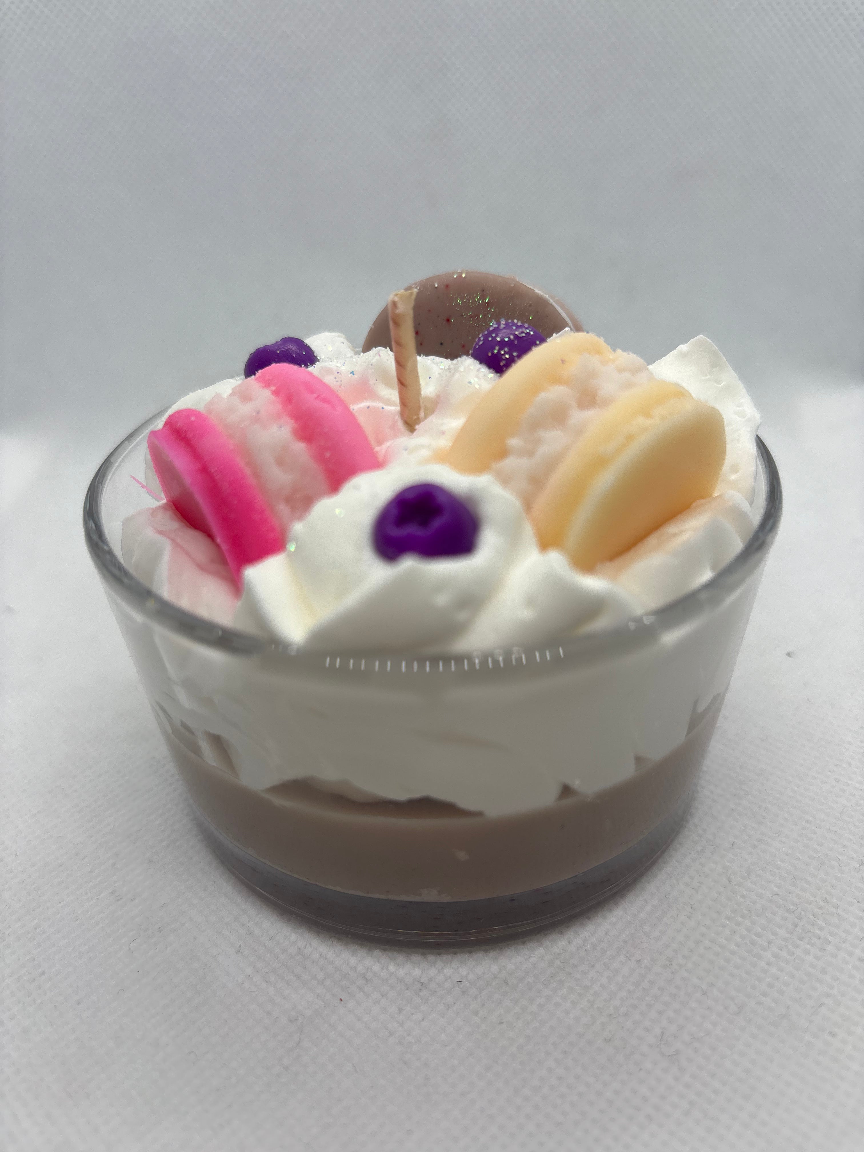 Bougie parfumée – Macaron vanille