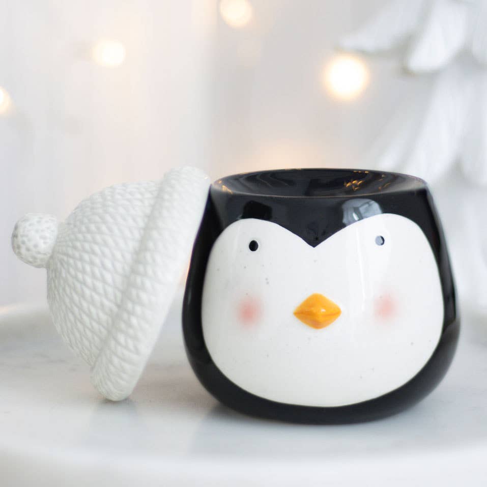 Brûle-parfum Winter Penguin