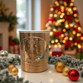 Brûle-parfum métal cuivré – Arche de Noël laser