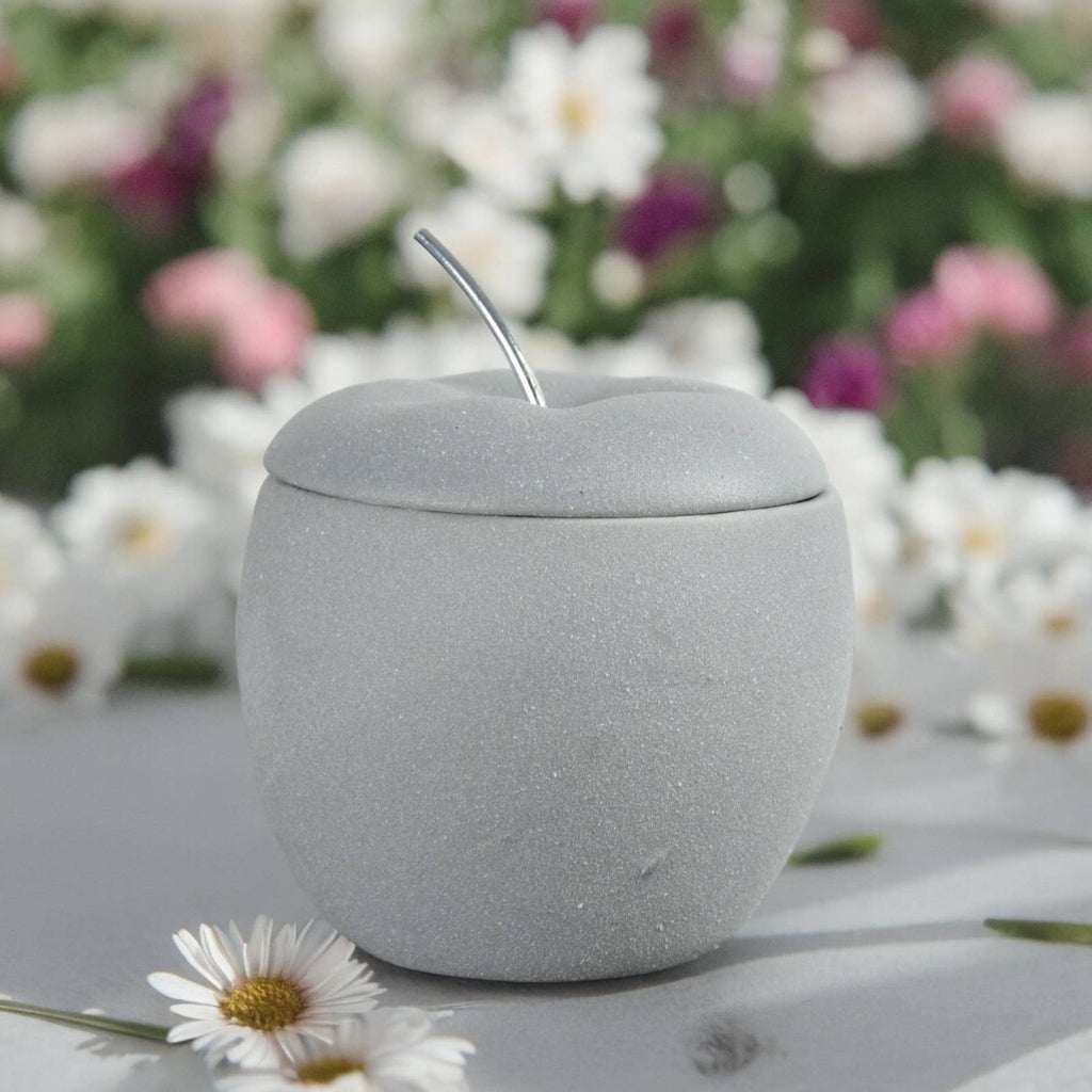 Brûle-parfum en céramique Pomme d'Amour Parfum d'Ambiance