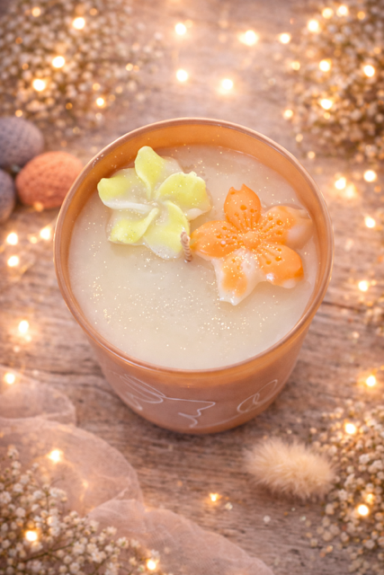 Bougie de Pâques – Fleur de coton